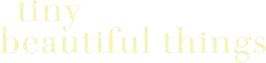 Tiny Beautiful Things Logo